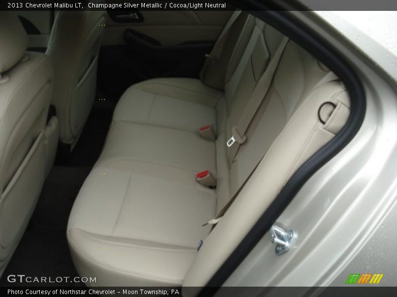 Champagne Silver Metallic / Cocoa/Light Neutral 2013 Chevrolet Malibu LT