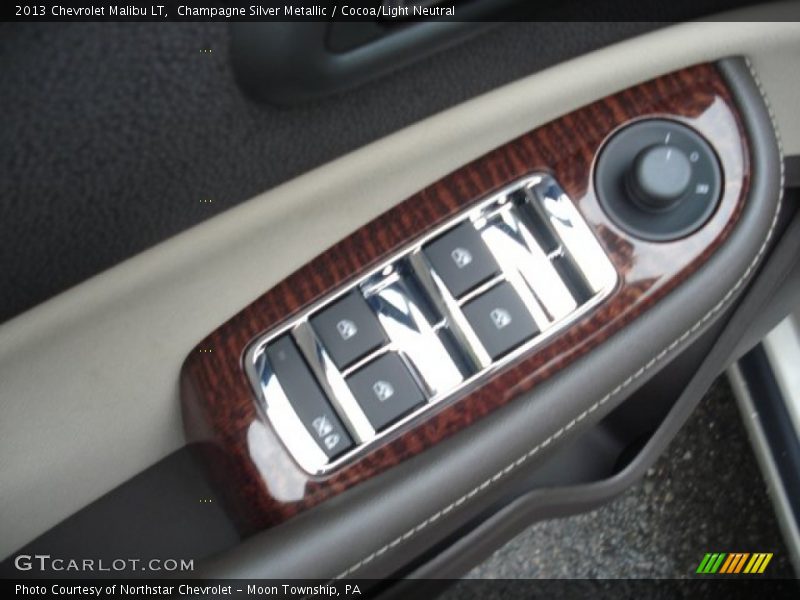 Champagne Silver Metallic / Cocoa/Light Neutral 2013 Chevrolet Malibu LT