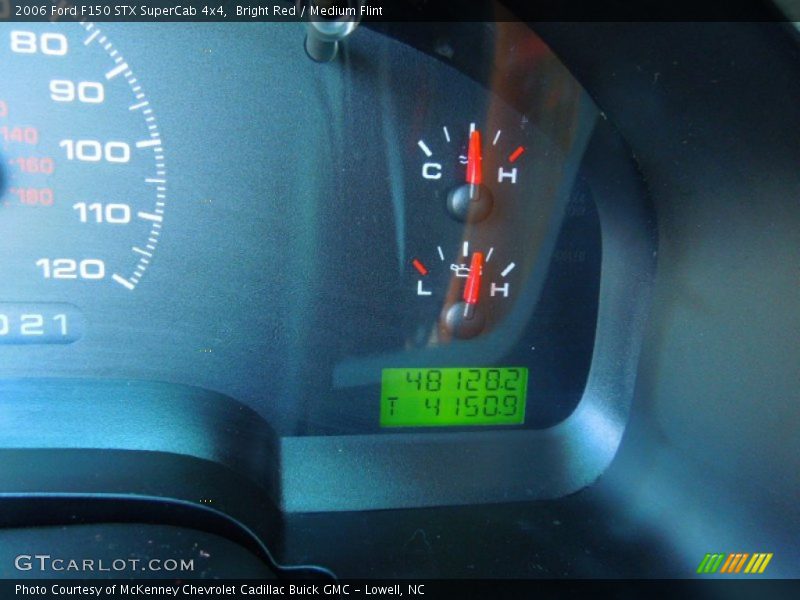 Bright Red / Medium Flint 2006 Ford F150 STX SuperCab 4x4
