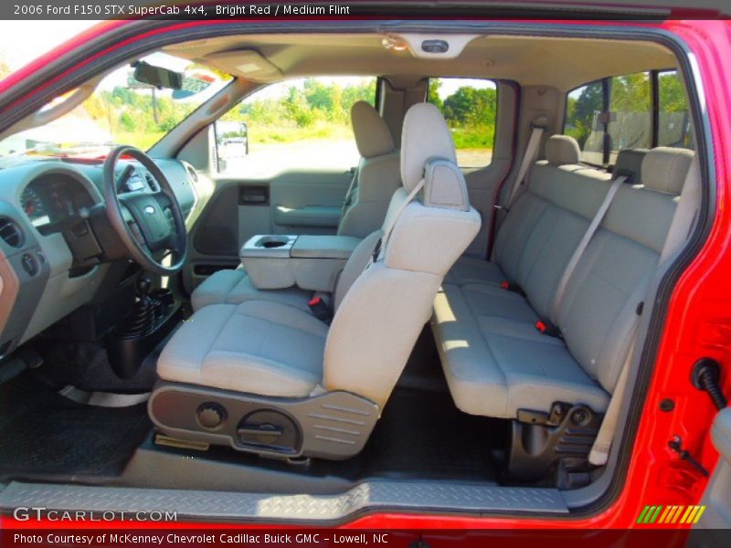 Bright Red / Medium Flint 2006 Ford F150 STX SuperCab 4x4