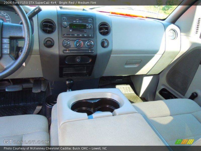 Bright Red / Medium Flint 2006 Ford F150 STX SuperCab 4x4