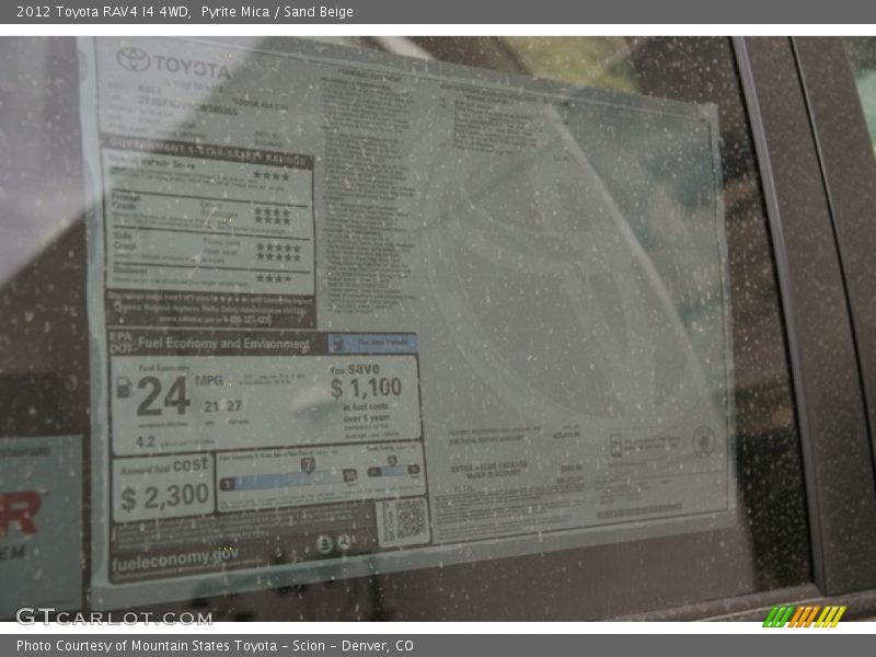 Pyrite Mica / Sand Beige 2012 Toyota RAV4 I4 4WD