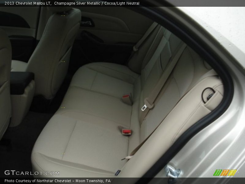 Champagne Silver Metallic / Cocoa/Light Neutral 2013 Chevrolet Malibu LT