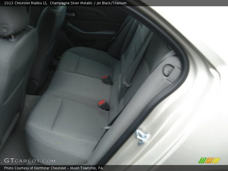 Champagne Silver Metallic / Jet Black/Titanium 2013 Chevrolet Malibu LS