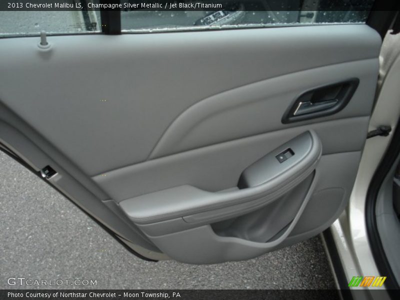 Champagne Silver Metallic / Jet Black/Titanium 2013 Chevrolet Malibu LS