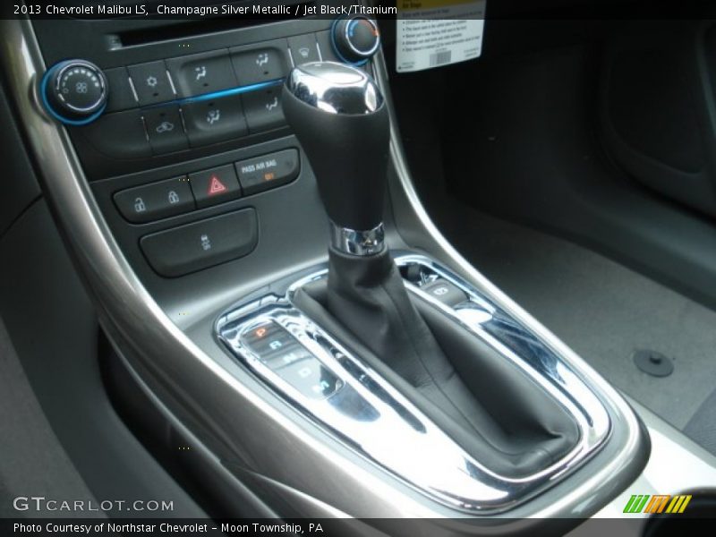Champagne Silver Metallic / Jet Black/Titanium 2013 Chevrolet Malibu LS
