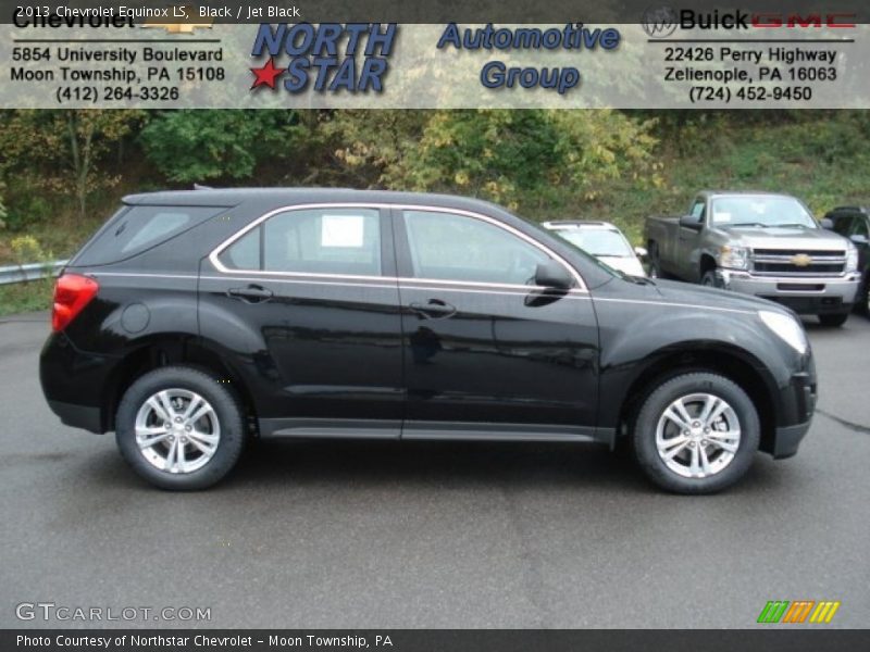 Black / Jet Black 2013 Chevrolet Equinox LS