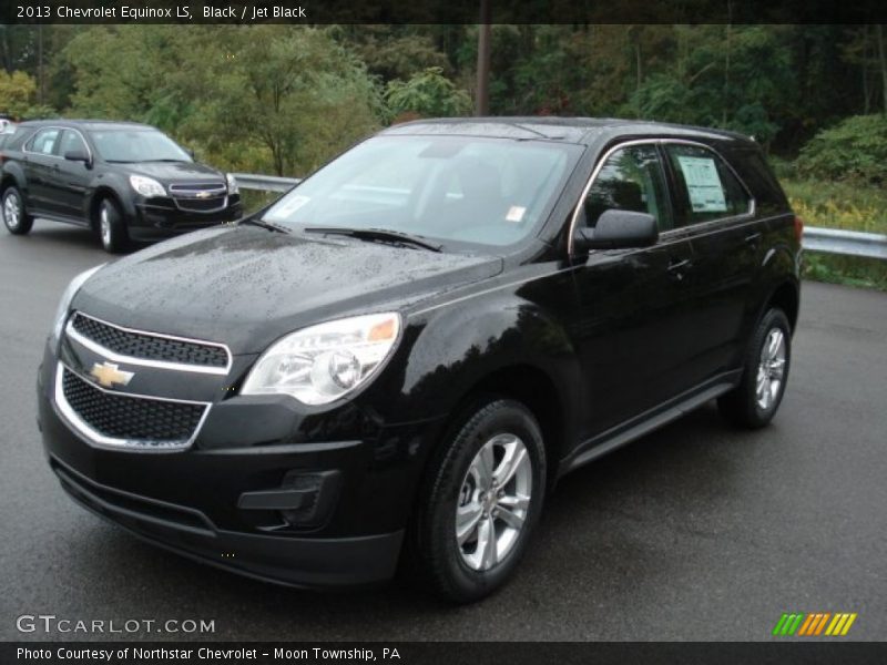 Black / Jet Black 2013 Chevrolet Equinox LS