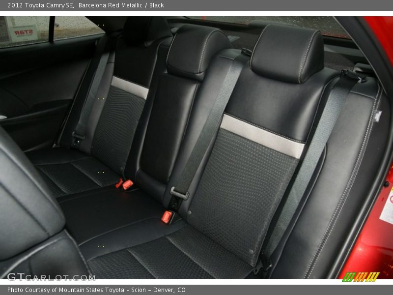 Barcelona Red Metallic / Black 2012 Toyota Camry SE