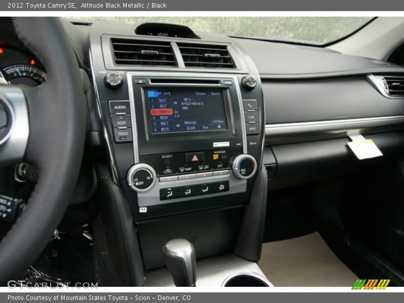 Attitude Black Metallic / Black 2012 Toyota Camry SE
