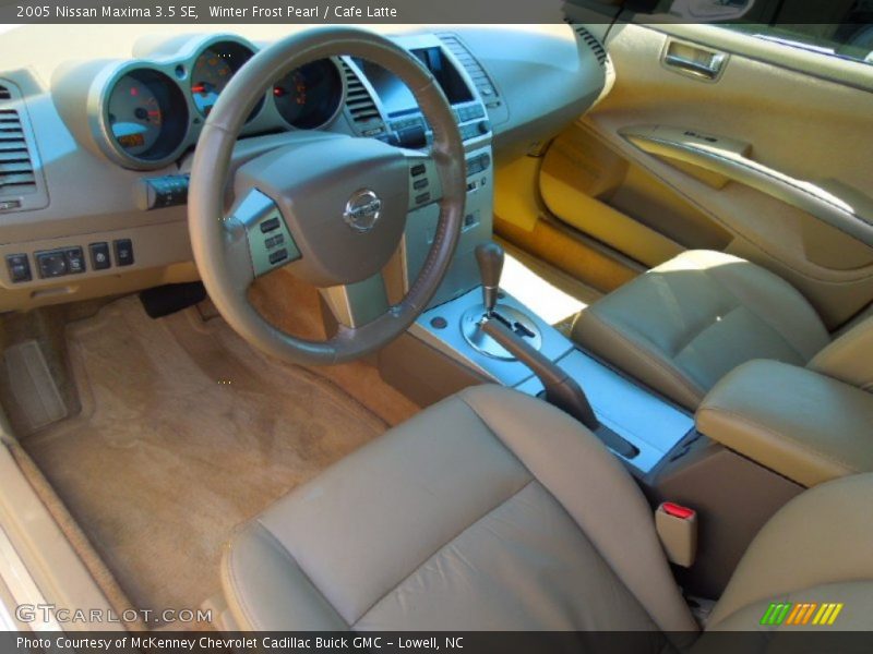 Cafe Latte Interior - 2005 Maxima 3.5 SE 