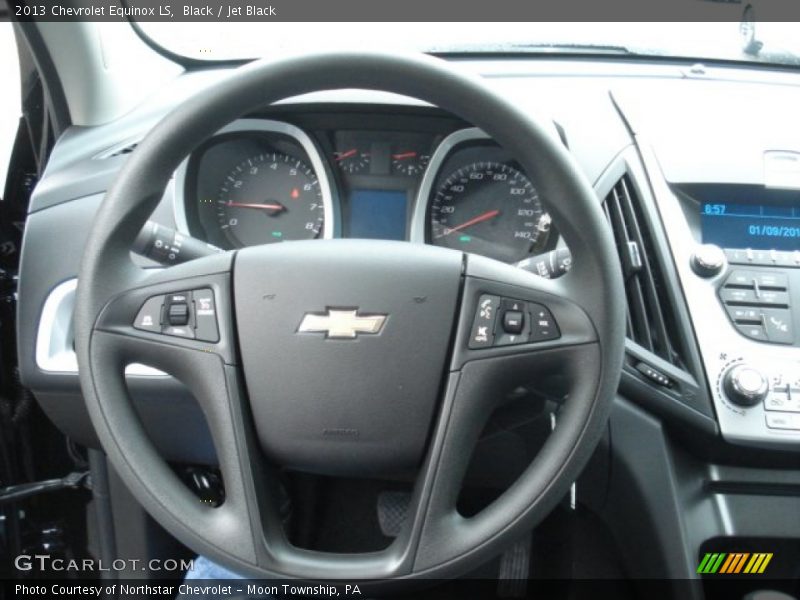 Black / Jet Black 2013 Chevrolet Equinox LS