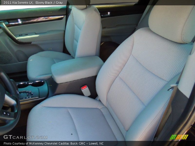 Ebony Black / Gray 2011 Kia Sorento LX