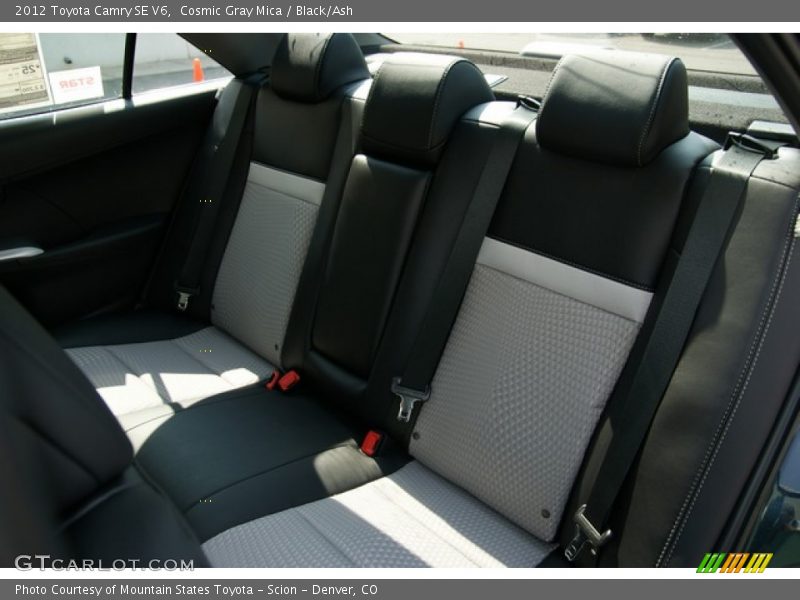 Cosmic Gray Mica / Black/Ash 2012 Toyota Camry SE V6