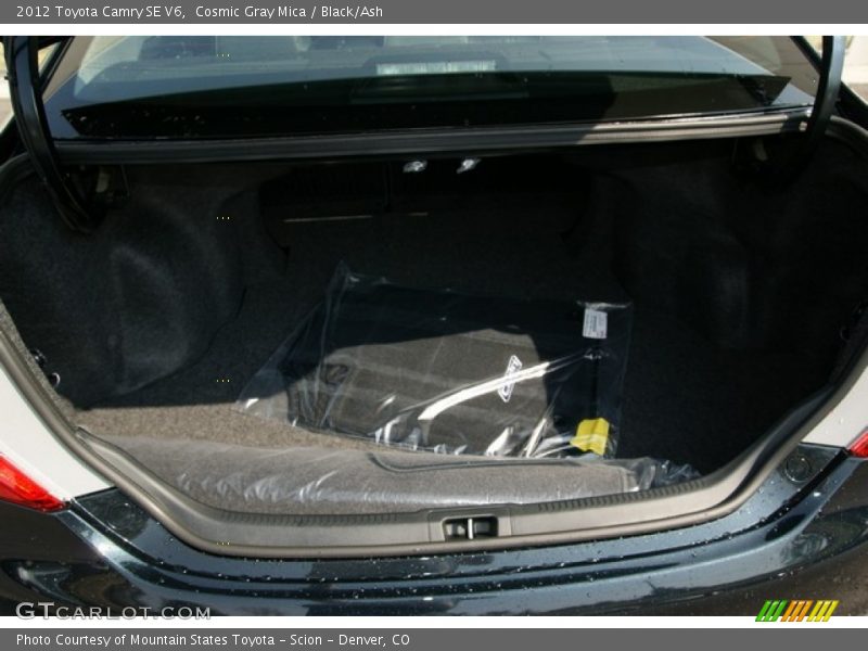 Cosmic Gray Mica / Black/Ash 2012 Toyota Camry SE V6