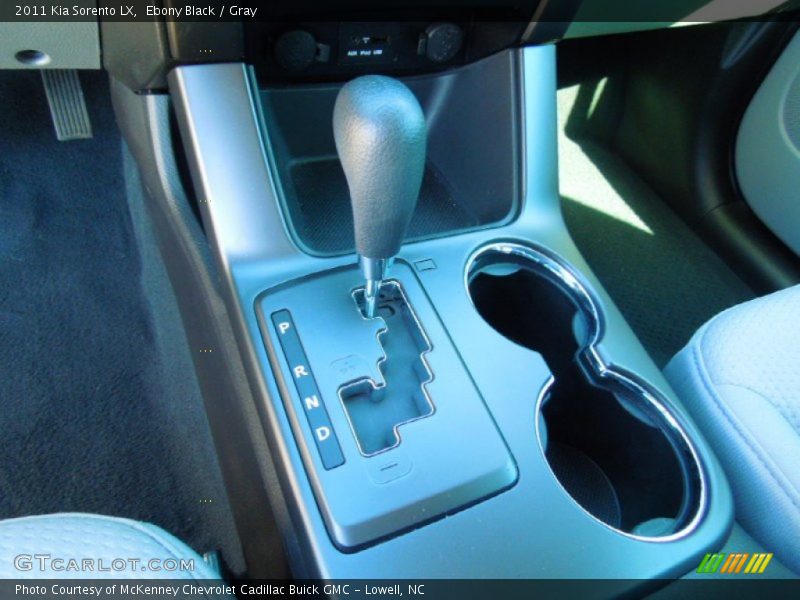 Ebony Black / Gray 2011 Kia Sorento LX
