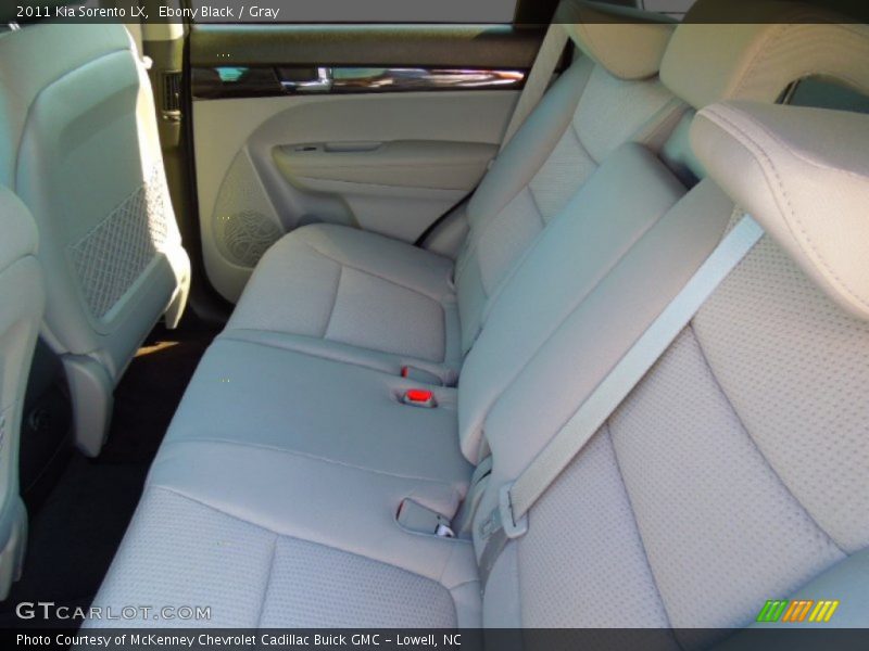 Ebony Black / Gray 2011 Kia Sorento LX