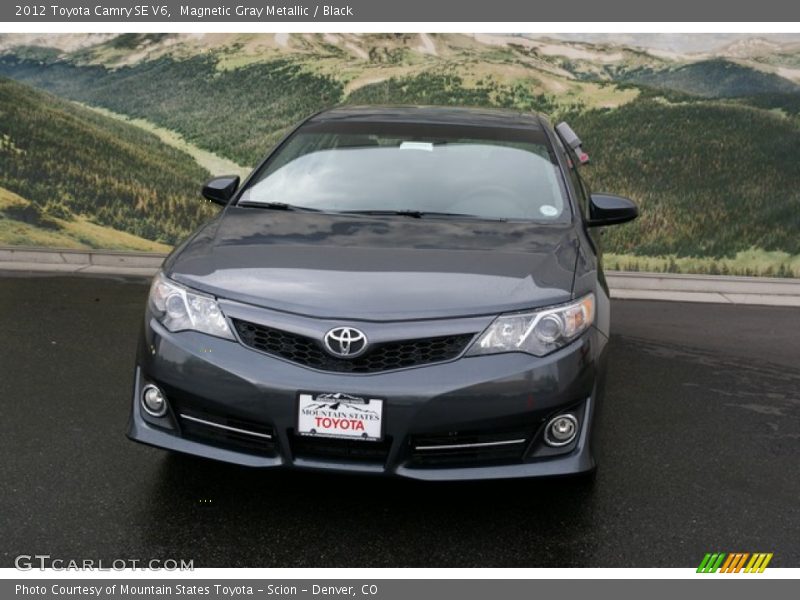 Magnetic Gray Metallic / Black 2012 Toyota Camry SE V6