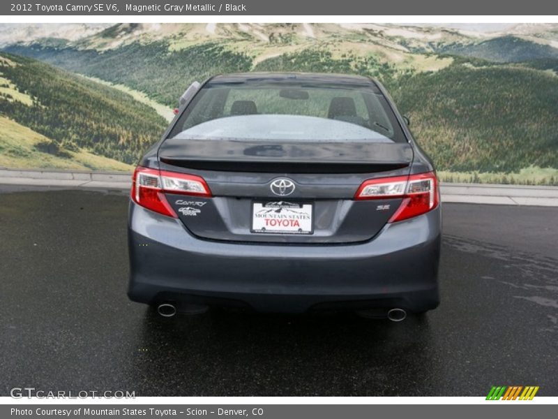 Magnetic Gray Metallic / Black 2012 Toyota Camry SE V6