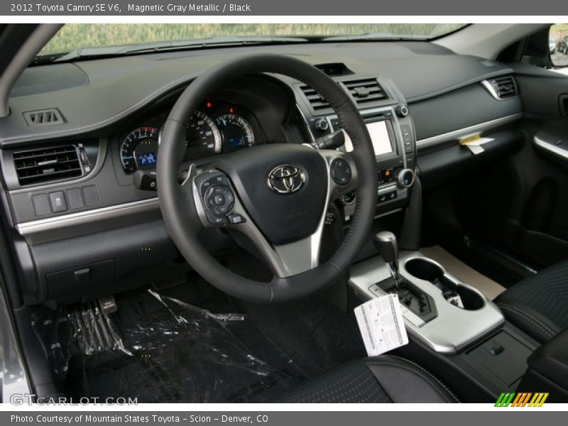 Magnetic Gray Metallic / Black 2012 Toyota Camry SE V6