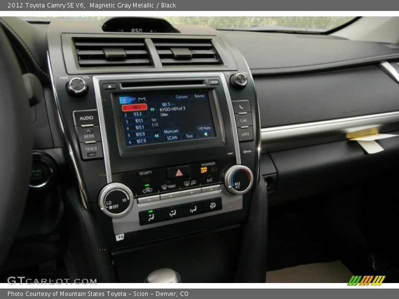 Magnetic Gray Metallic / Black 2012 Toyota Camry SE V6