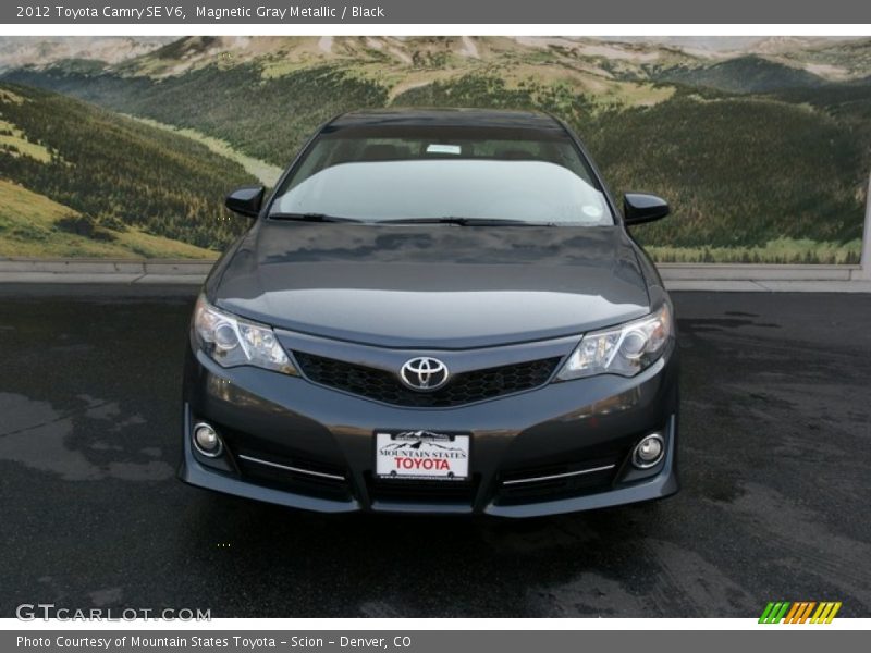 Magnetic Gray Metallic / Black 2012 Toyota Camry SE V6