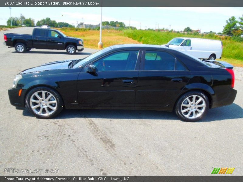 Black Raven / Ebony 2007 Cadillac CTS Sport Sedan