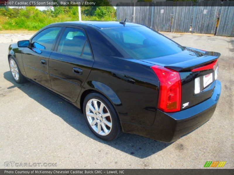 Black Raven / Ebony 2007 Cadillac CTS Sport Sedan