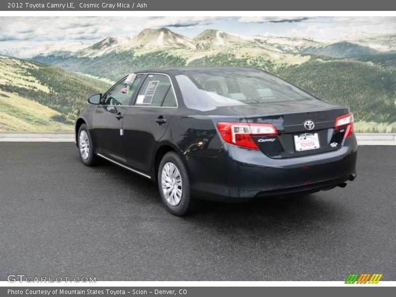 Cosmic Gray Mica / Ash 2012 Toyota Camry LE