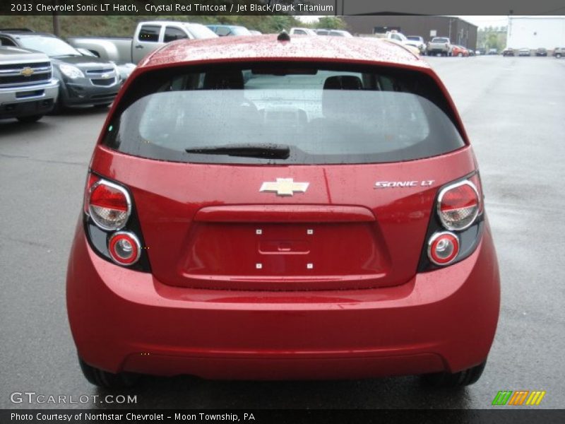  2013 Sonic LT Hatch Crystal Red Tintcoat