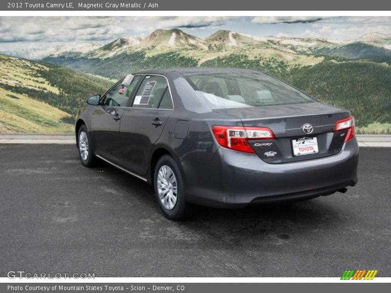 Magnetic Gray Metallic / Ash 2012 Toyota Camry LE