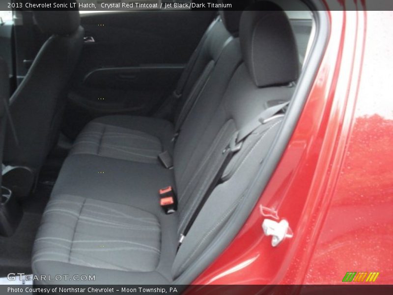 Crystal Red Tintcoat / Jet Black/Dark Titanium 2013 Chevrolet Sonic LT Hatch