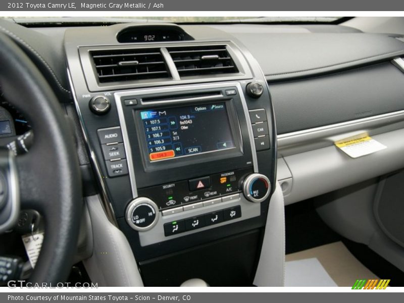Magnetic Gray Metallic / Ash 2012 Toyota Camry LE