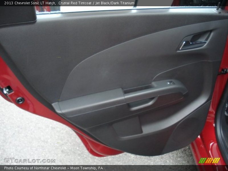 Crystal Red Tintcoat / Jet Black/Dark Titanium 2013 Chevrolet Sonic LT Hatch