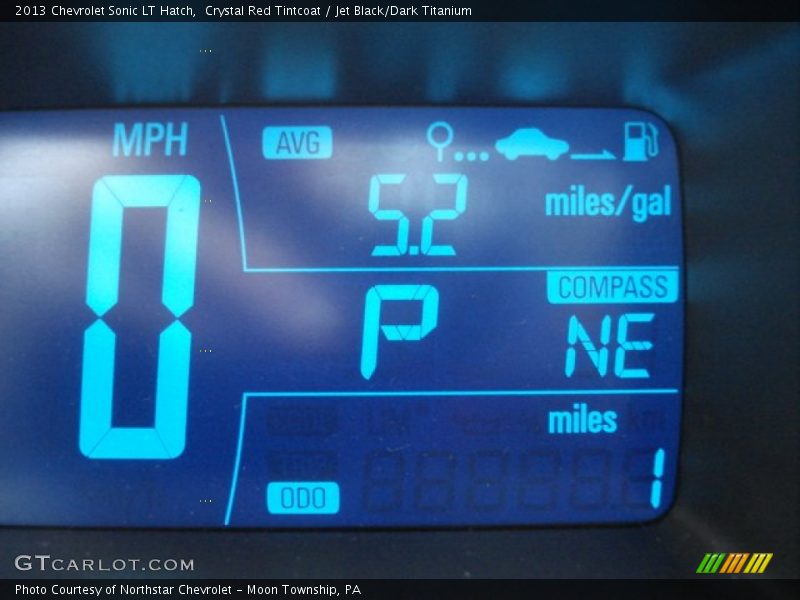 Crystal Red Tintcoat / Jet Black/Dark Titanium 2013 Chevrolet Sonic LT Hatch