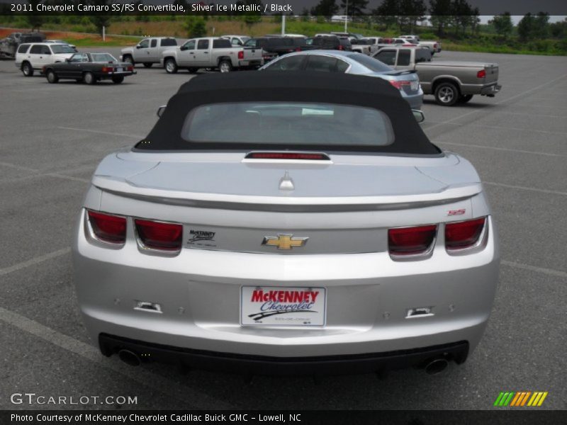 Silver Ice Metallic / Black 2011 Chevrolet Camaro SS/RS Convertible