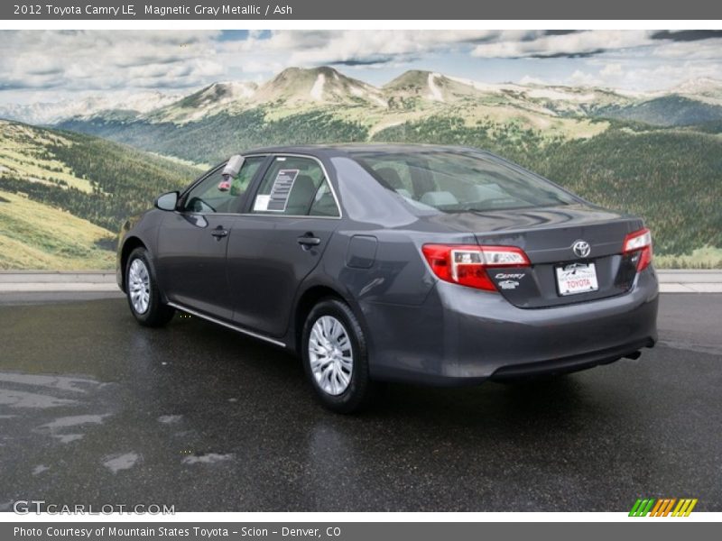 Magnetic Gray Metallic / Ash 2012 Toyota Camry LE