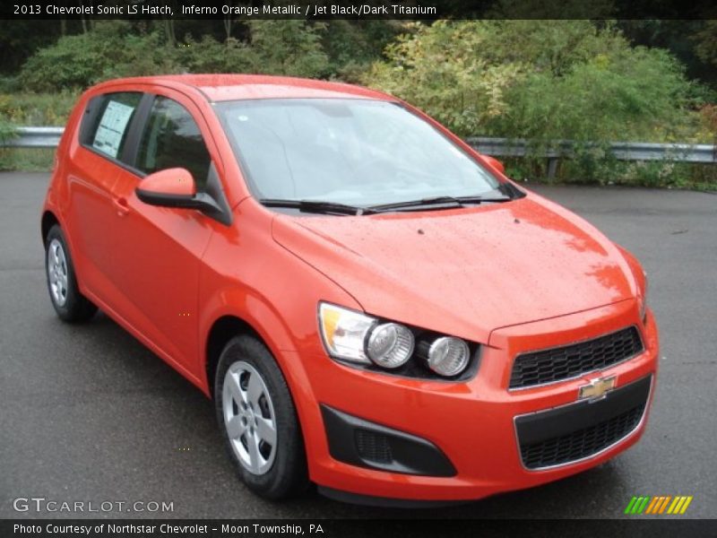 Front 3/4 View of 2013 Sonic LS Hatch