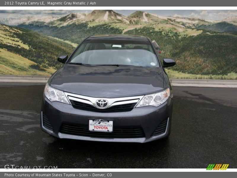 Magnetic Gray Metallic / Ash 2012 Toyota Camry LE