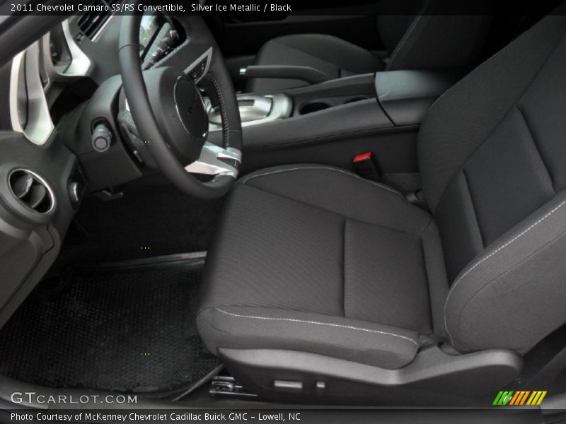 Silver Ice Metallic / Black 2011 Chevrolet Camaro SS/RS Convertible