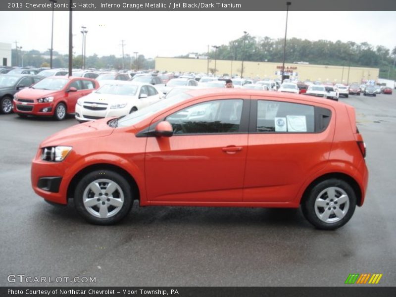  2013 Sonic LS Hatch Inferno Orange Metallic