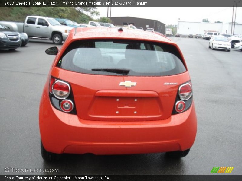  2013 Sonic LS Hatch Inferno Orange Metallic