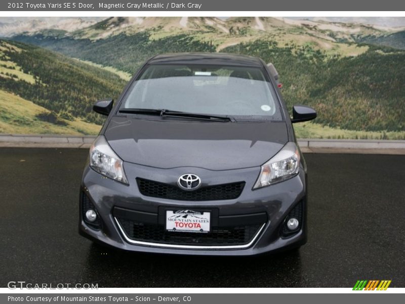 Magnetic Gray Metallic / Dark Gray 2012 Toyota Yaris SE 5 Door