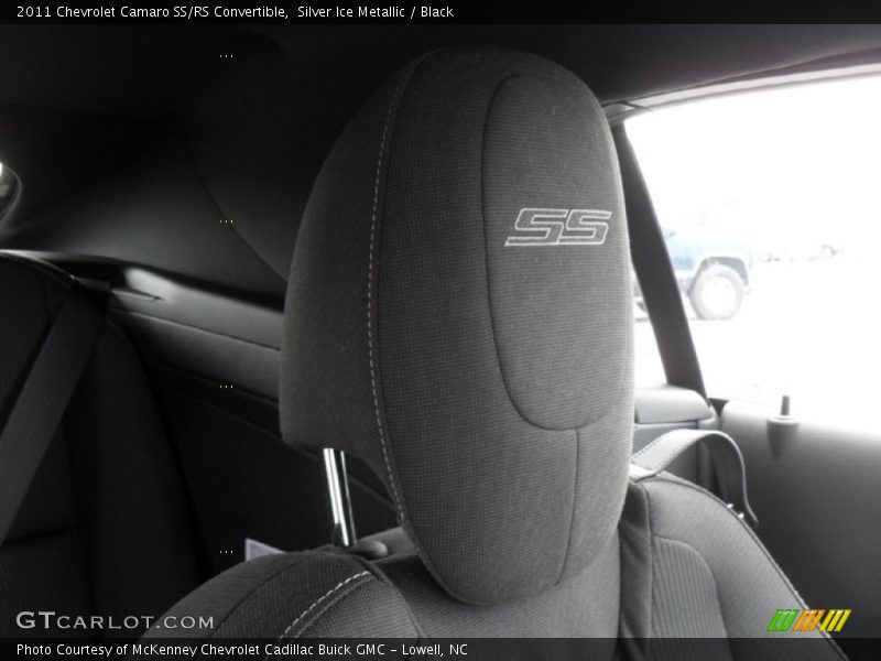 Silver Ice Metallic / Black 2011 Chevrolet Camaro SS/RS Convertible