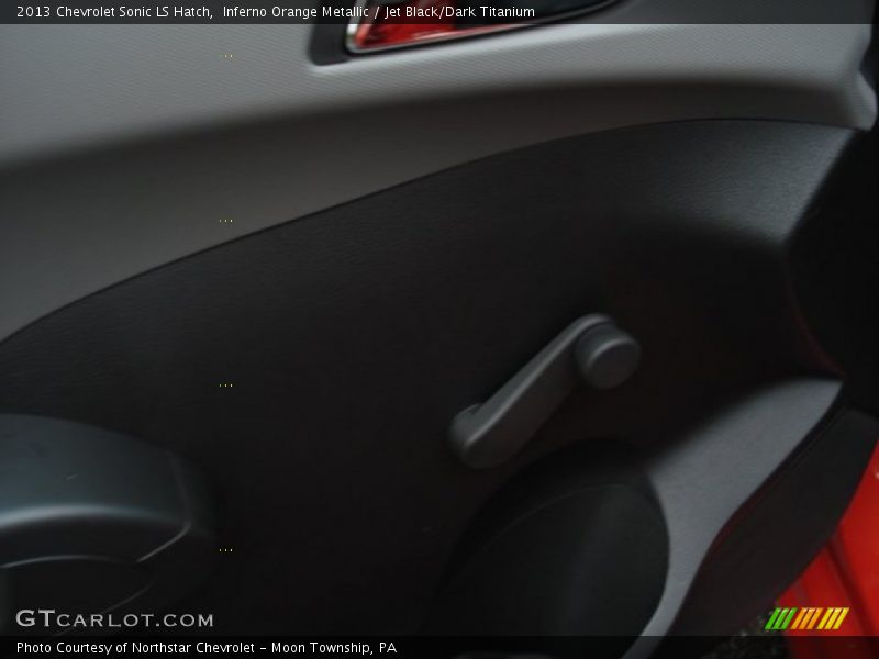 Inferno Orange Metallic / Jet Black/Dark Titanium 2013 Chevrolet Sonic LS Hatch