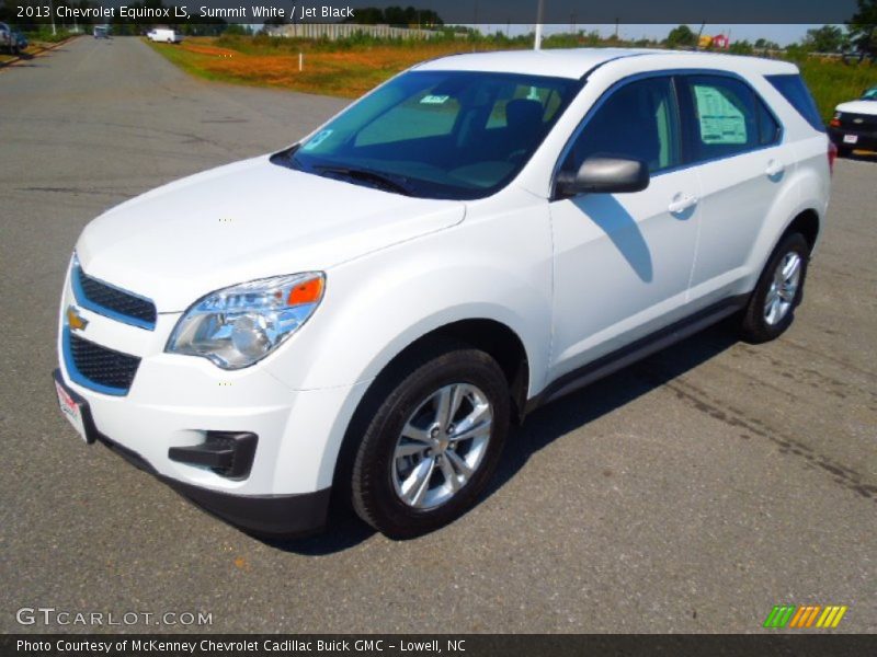 Summit White / Jet Black 2013 Chevrolet Equinox LS