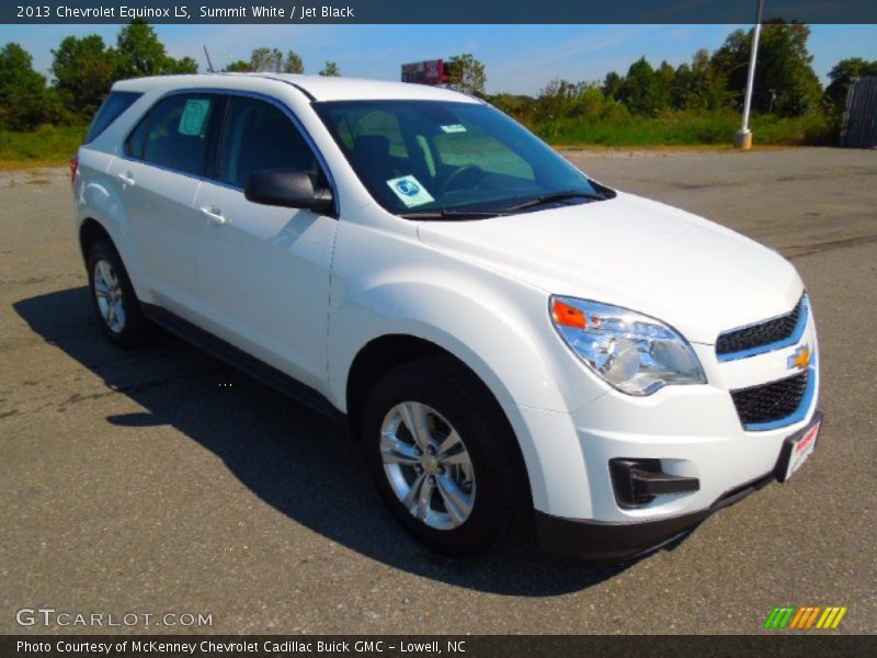 Summit White / Jet Black 2013 Chevrolet Equinox LS