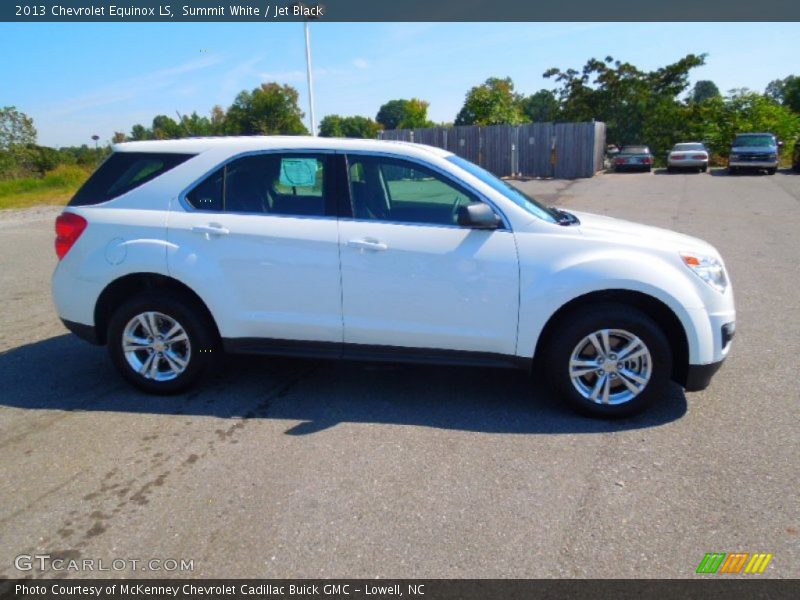 Summit White / Jet Black 2013 Chevrolet Equinox LS