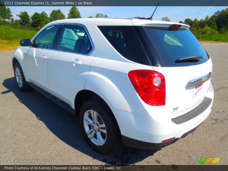 Summit White / Jet Black 2013 Chevrolet Equinox LS