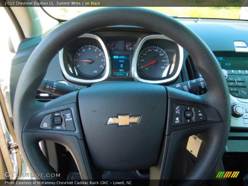 Summit White / Jet Black 2013 Chevrolet Equinox LS